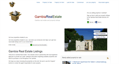Desktop Screenshot of gambiarealestate.gm